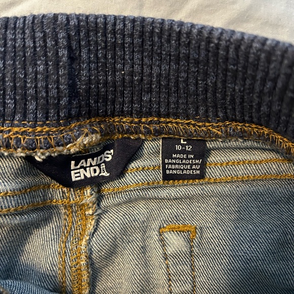 Denim Jogger Jeans with Knit Waistband - Picture 5 of 5